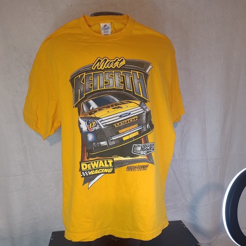 Alstyle Apparel Activewear Matt Kenseth Nascar 60 Years Dewalt Racing 2008  XL